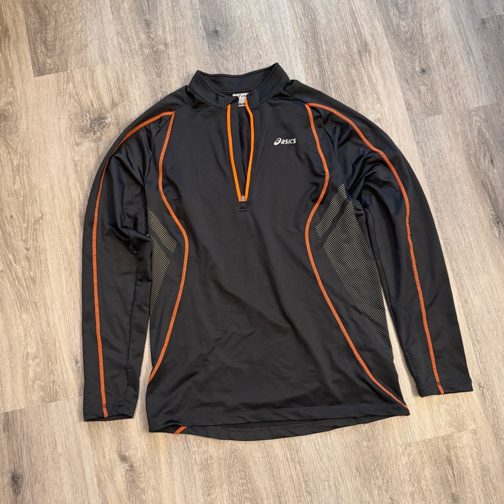 Asics quarter zip reflective pullover